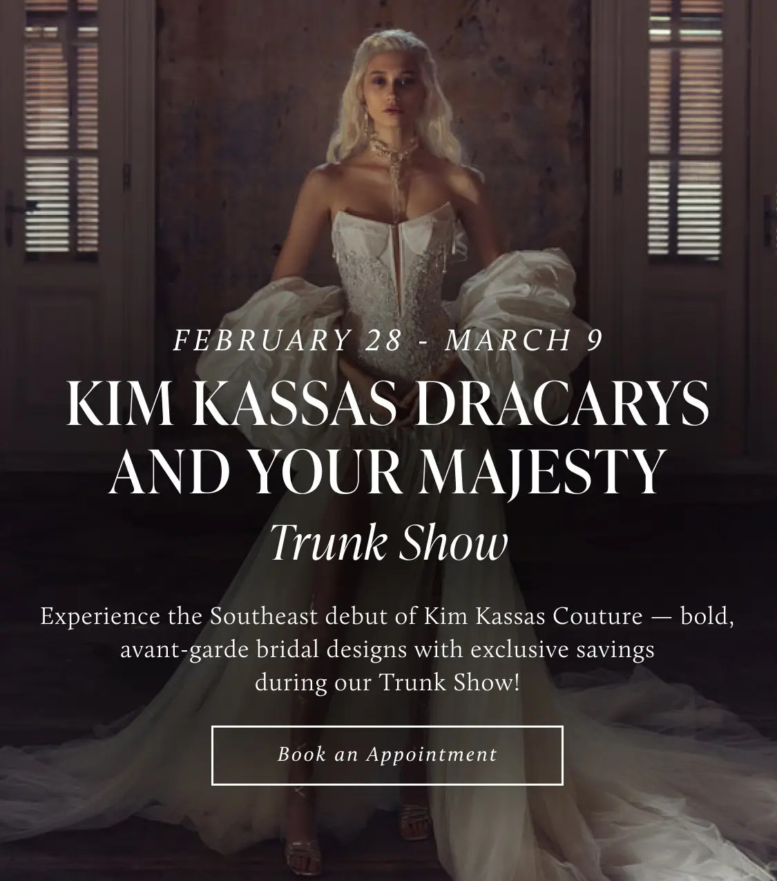 Kim Kassass Trunk Show Mobile Banner